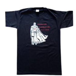CAMISETA TEMPLARIA NON NOBIS DOMINE NON NOBIS SED DOMINE TUO DA GLORIAM