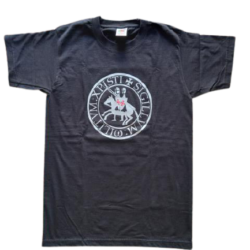 CAMISETA TEMPLARIA SELLO TEMPLARIO Sigillvm Militvm Xpisti ("Sello de los soldados de Cristo")