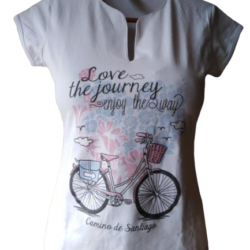 Camiseta bici camino