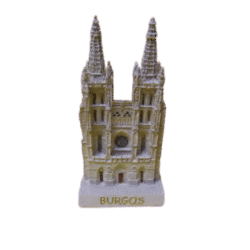 FACHADA PRINCIPAL CATEDRAL DE BURGOS 13,5X6,5X4,5CM