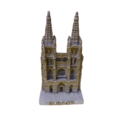 FACHADA PRINCIPAL CATEDRAL DE BURGOS 11,5x5,5x4cm