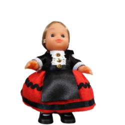 MUÑECA BURGALESA CON TRAJE TÍPICO DE BURGOS