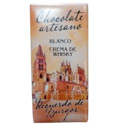 CHOCOLATE ARTESANO BLANCO CREMA DE WHISKY