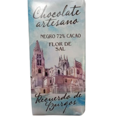CHOCOLATE 72% CACAO FLOR DE SAL